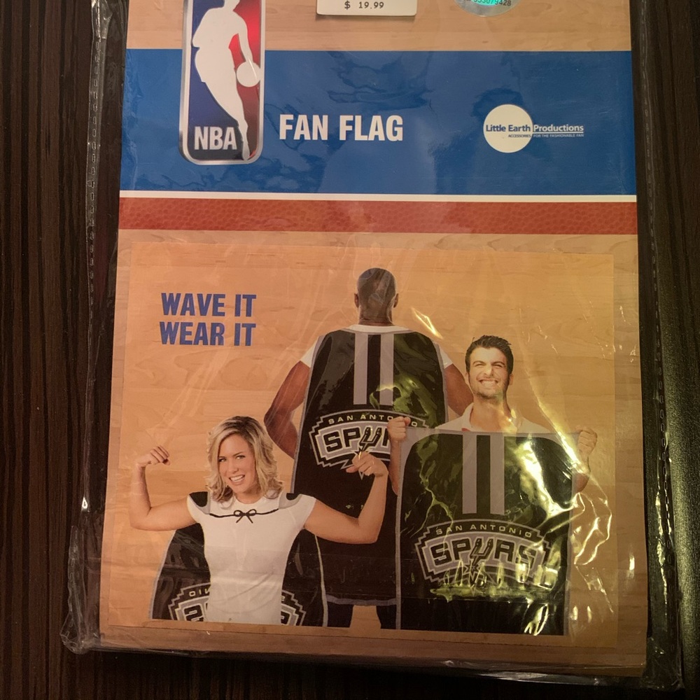 San Antonio spurs fan flag cape